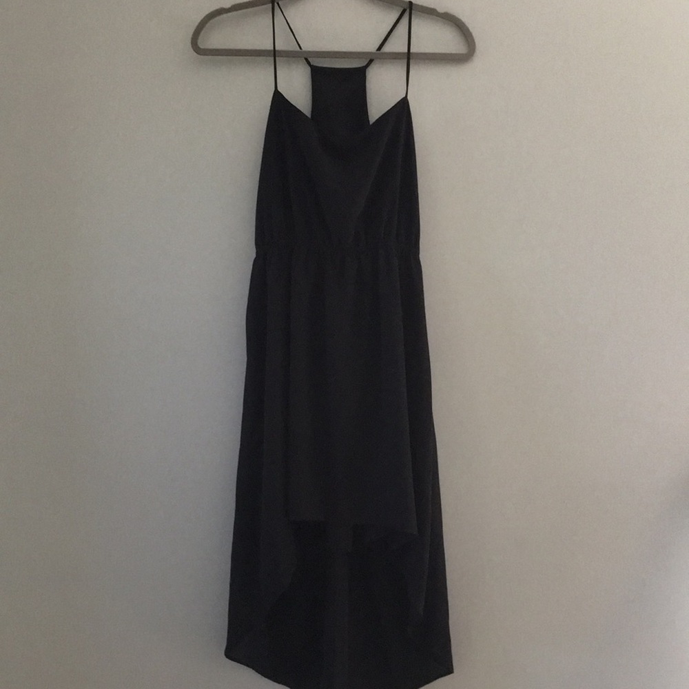 Black strappy dress